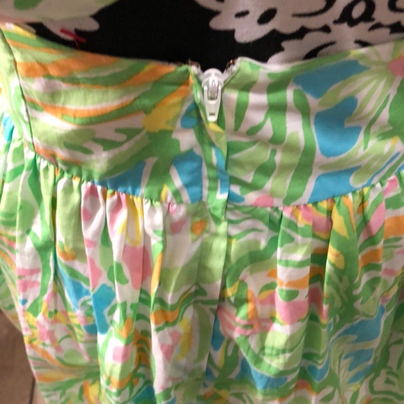 Lilly Pulitzer Richelle Strapless Tie Back Dress 6 - Picture 5 of 8